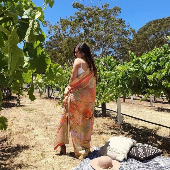 Mermaid Dreams Boho Kimono Duster Robe Coverup - Picture 12 of 13